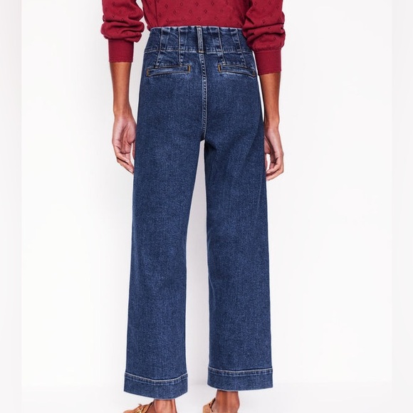 Boden Blue Primrose Patch Pocket Jeans 31W - Picture 2 of 11